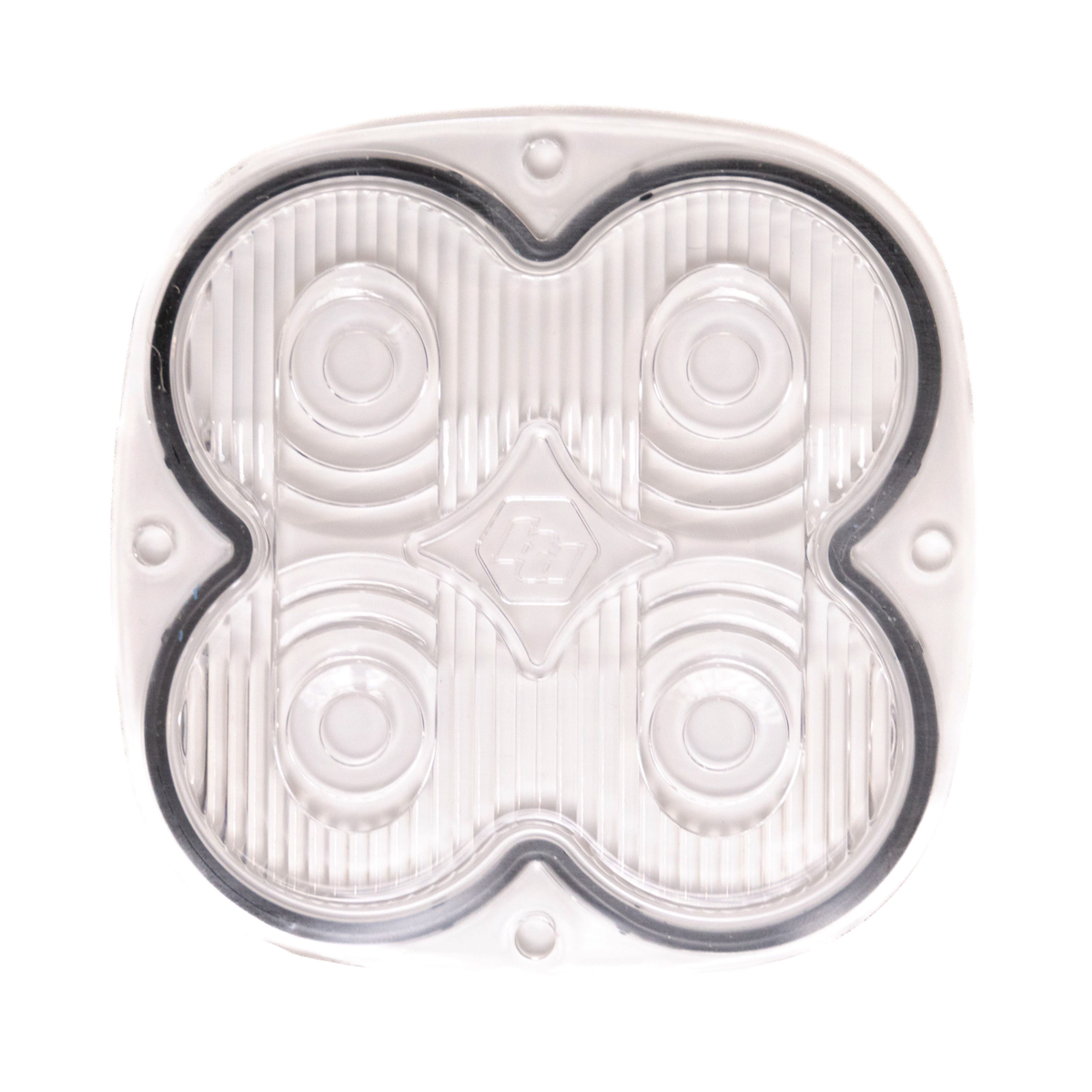 Baja Designs XL Light Pod Trail Lens Kit – Clear lens variant, close-up showing lens texture and housing detail