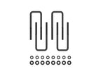 1996-2023 Toyota Tacoma/2000-2021 Toyota Tundra/2019-2023 GM 1500 Pickup 8.0 Inch U-Bolt Kit Icon Vehicle Dynamics