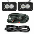 Baja Designs S2 Sport LED Work Light Wide Cornering Clear Lens Flush Mount Kit