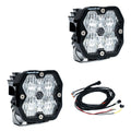 Squadron 2.0 Sport Black LED Auxiliary Light Pod Pair Universal Clear Wide Cornering Baja Designs