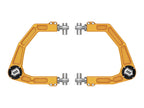 2024-2025 Toyota Tacoma/2024-2025 Toyota Land Cruiser 250 Series/2024-2025 Lexus GX550/2025 Toyota 4Runner Front Billet Upper Control Arms W/ Delta Joint Pro Gold Anodizing Icon Vehicle Dynamics-4x4 Mega Store