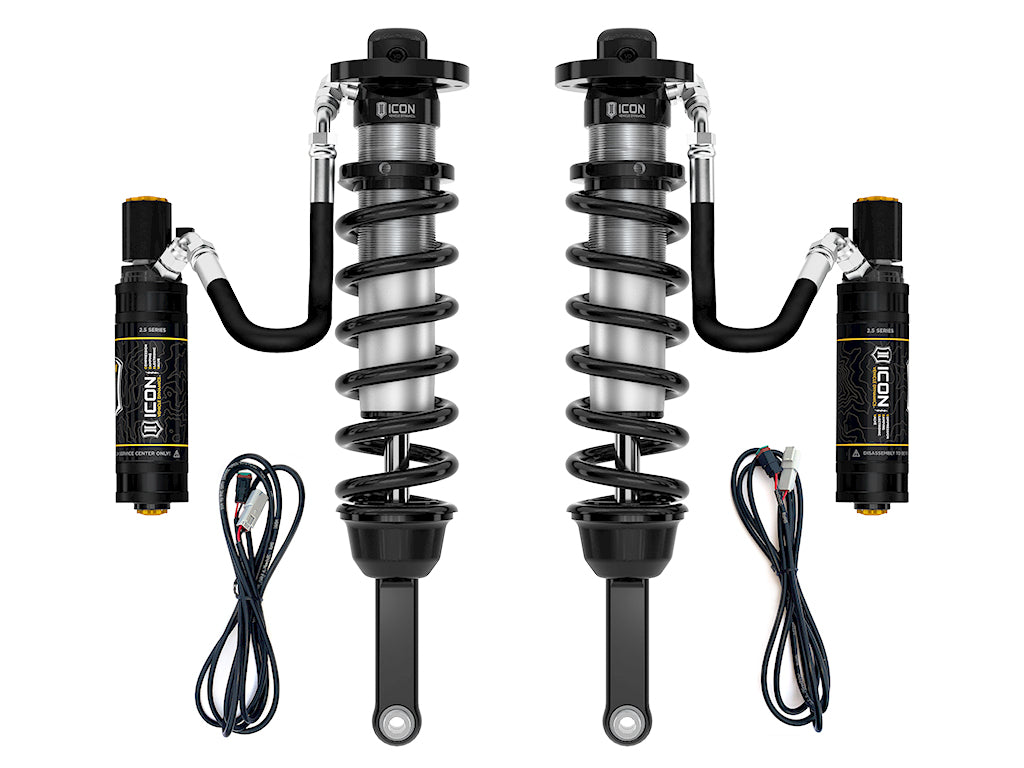 2005-2023 Toyota Tacoma 2.5 Vs Extended Travel Remote Reservoir W/ CDEV Coilover Kit 700 Lbs/In Coils Icon Vehicle Dynamics-4x4 Mega Store