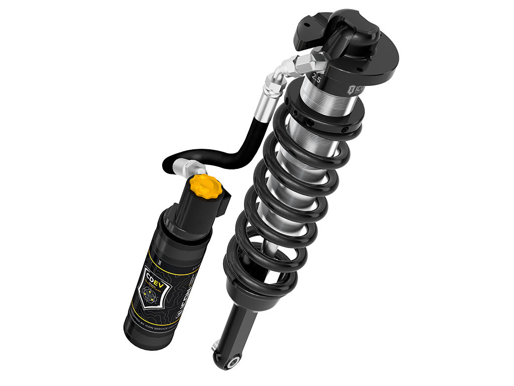 2005-2023 Toyota Tacoma 2.5 Vs Extended Travel Remote Reservoir W/ CDEV Coilover Kit 700 Lbs/In Coils Icon Vehicle Dynamics-4x4 Mega Store