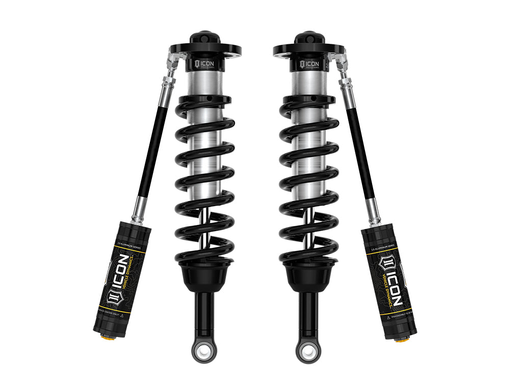 2022-2024 Toyota Tundra 5-6 Inch Lift Front V.S. 2.5 Series Coilover Kit Remote Reservoir Pair Icon Vehicle Dynamics