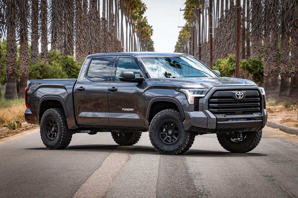 2022-2025 Toyota Tundra 1.25-3.25 Inch Lift 2023-2025 Sequoia 3-4.25 Inch Lift V.S. 3.0 Series Front Coilover Kit Remote Reservoir W CDEV Pair Icon Vehicle Dynamics