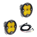 Baja Designs Squadron-R 2.0 Pro Black LED Light Pod Pair – Wide Cornering beam pattern