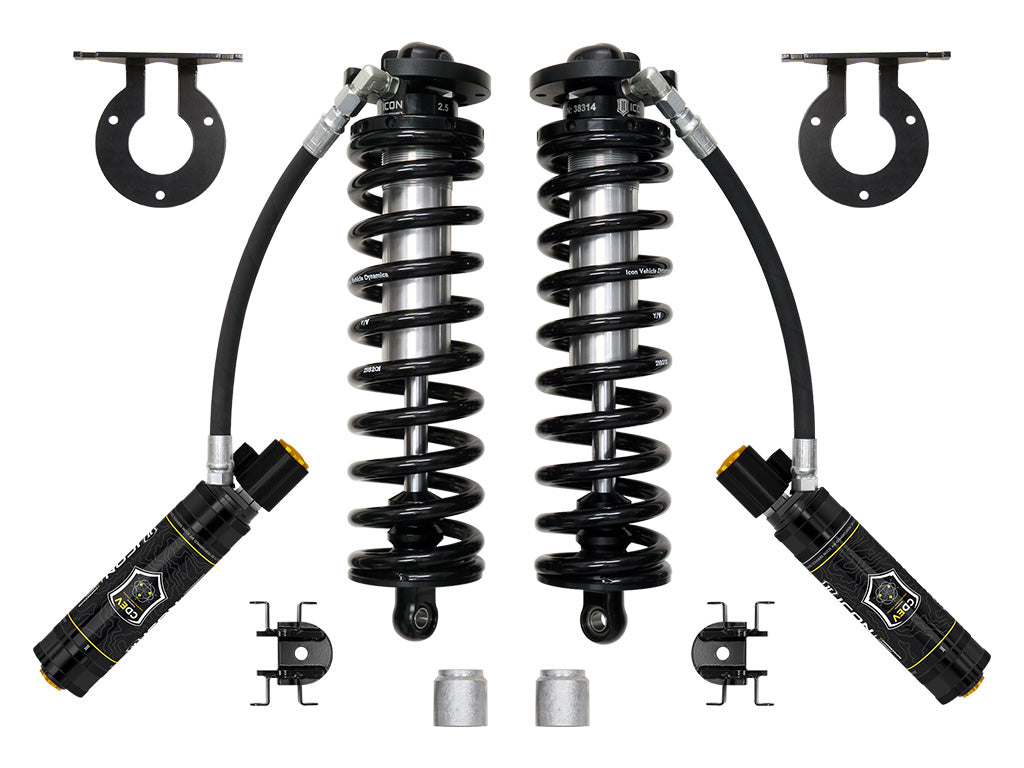 2023-2025 Ford F-250/F-350 Super Duty 4WD 2.5-3 Inch Lift V.S. 2.5 Series Coilover Conversion Kit Remote Reservoir W/ CDEV Icon Vehicle Dynamics