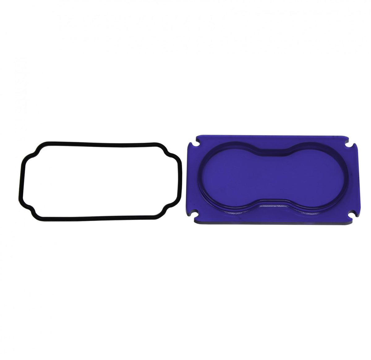 Baja Designs S2 Series Replacement Lens Kit in Blue — clear polycarbonate lens with blue tint