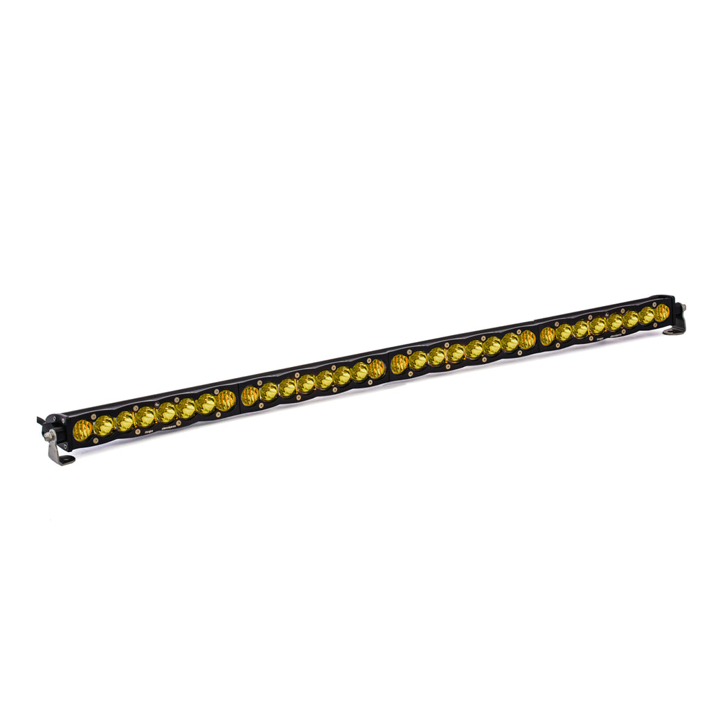 Baja Designs S8 Series 40-inch LED light bar in amber, shown from front angle