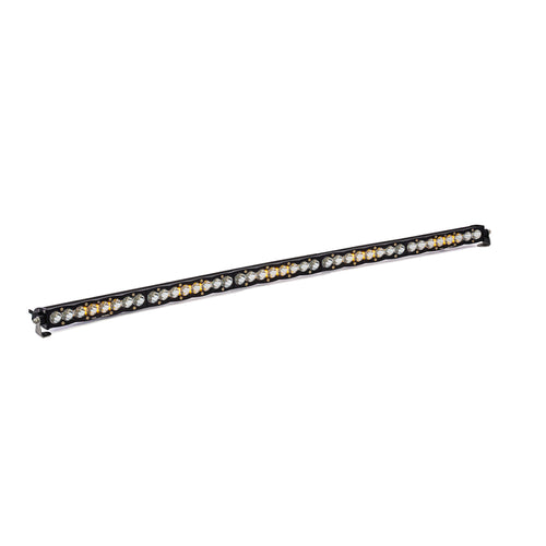 Baja Designs S8 Series 50-inch Spot LED light bar, full frontal view showing lens array