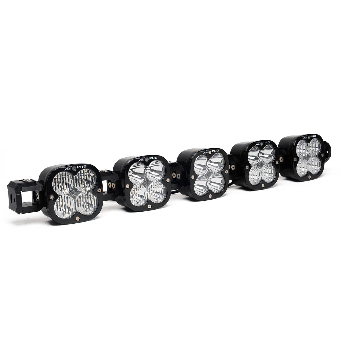 Baja Designs XL Pro Linkable LED Light Bar in clear lens finish, front three-quarter view