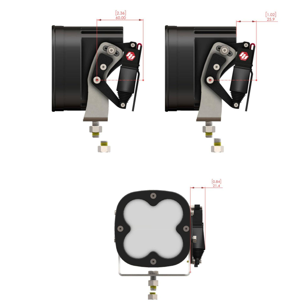 Reflex Light Actuator Kit XL Standard Housing Baja Designs