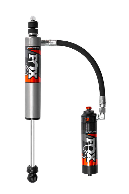 FOX 2.5 Elite Series Remote Reservoir Rear Shock for 2005-2023 Toyota Tacoma, 2-3in lift, dual-speed compression