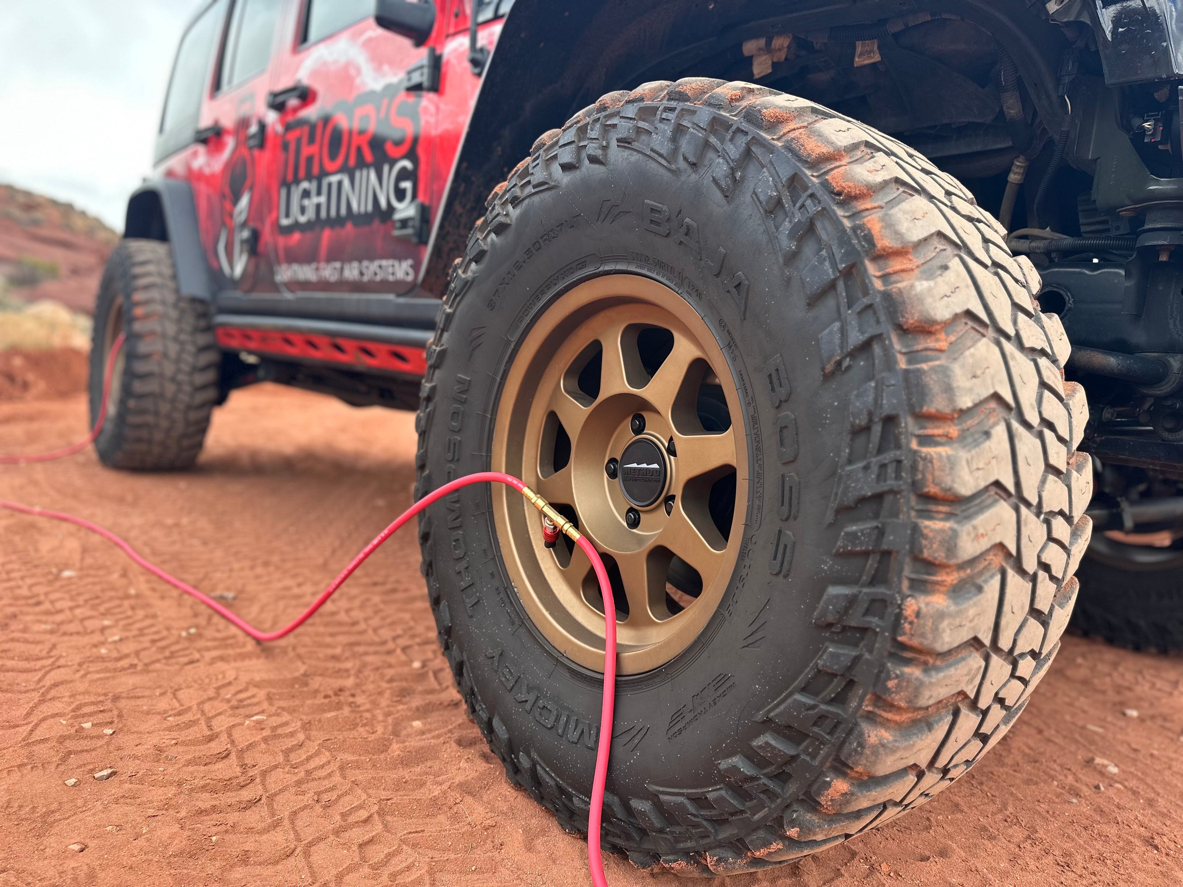 Thor's Lightning Rapid 4-Tire Portable Adventure Air System