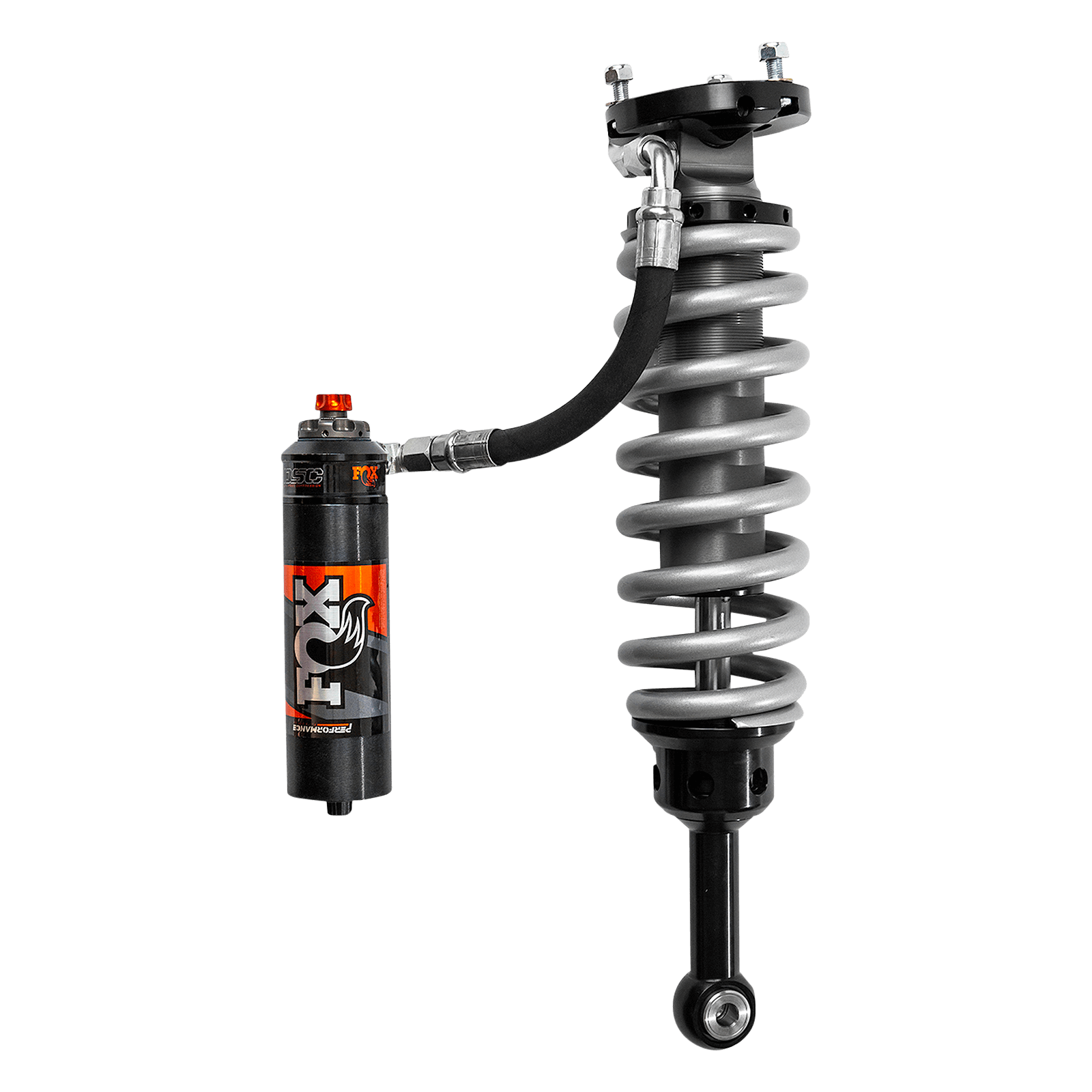 05-Up Toyota Tacoma Front Coilover Performance Elite 2.5 Remote Reservoir 2 Inch Lift Dual Speed Compression Adjuster Fox Offroad Shocks