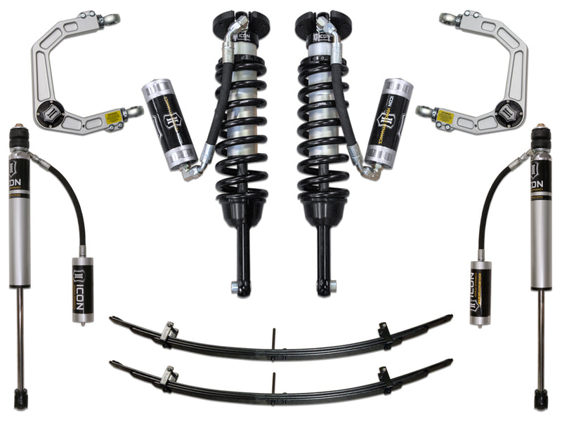 2005-2015 Toyota Tacoma 0-3.5 Inch Lift/2016-2023 Tacoma 0-2.75 Inch Lift Stage 4 Suspension System Billet UCA Icon Vehicle Dynamics-4x4 Mega Store