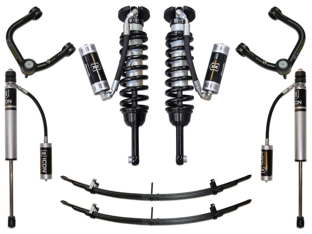 2005-2015 Toyota Tacoma 0-3.5 Inch Lift/2016-2023 Tacoma 0-2.75 Inch Lift Stage 4 Suspension System Tubular UCA Icon Vehicle Dynamics-4x4 Mega Store