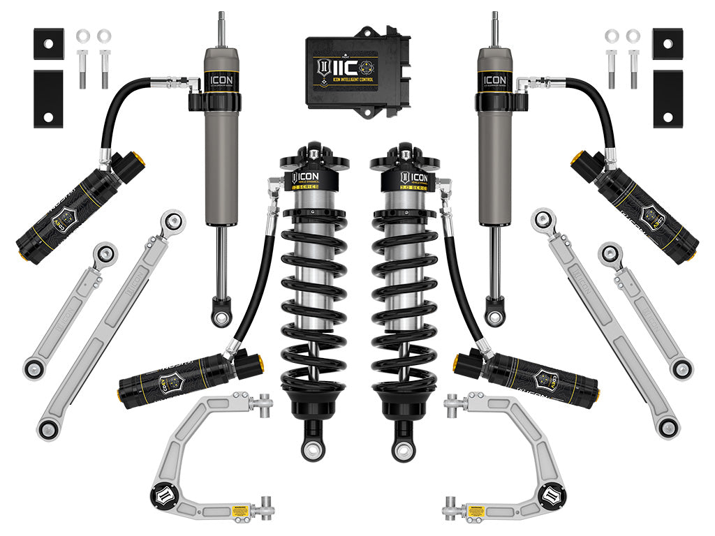 2022-2025 Toyota Tundra 1.25-3.25 Inch Lift Stage 4 3.0 Suspension System Billet Icon Vehicle Dynamics
