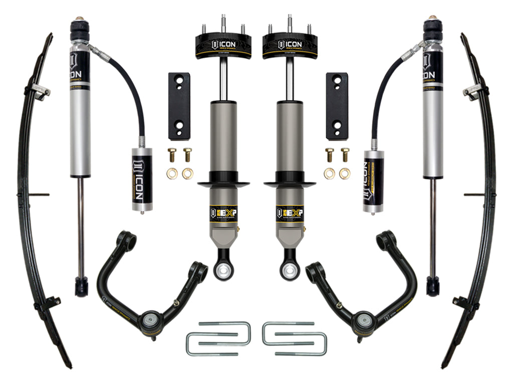 2005-2023 Toyota Tacoma 0-2 Inch Lift Stage 3 Exp Suspension System Tubular UCA Icon Vehicle Dynamics-4x4 Mega Store