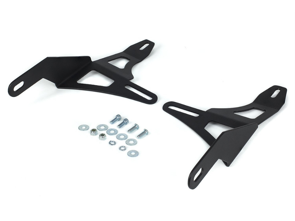 32" Lower Bumper Hidden LED Light Bar Mounting Brackets For 2016-2023 Toyota Tacoma