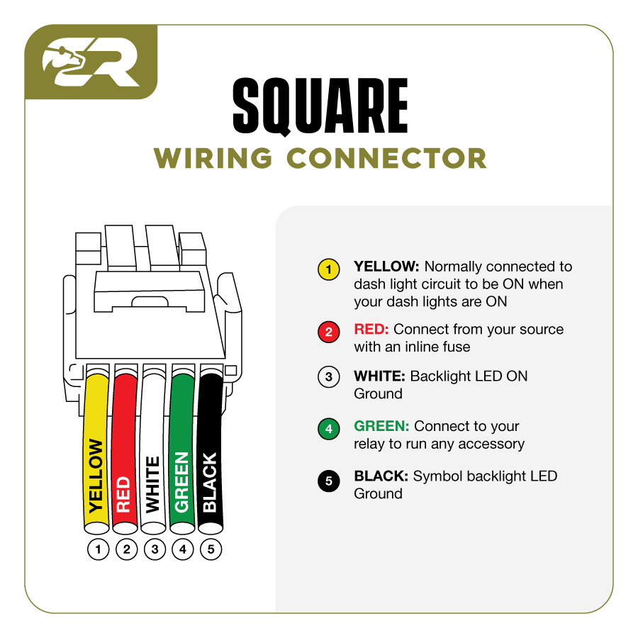 Toyota OEM Square Style "DITCH LIGHTS" Switch