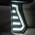Aspire Auto Accessories V2 Fang Lights – white LED accent lights with aggressive lower bumper fang styling