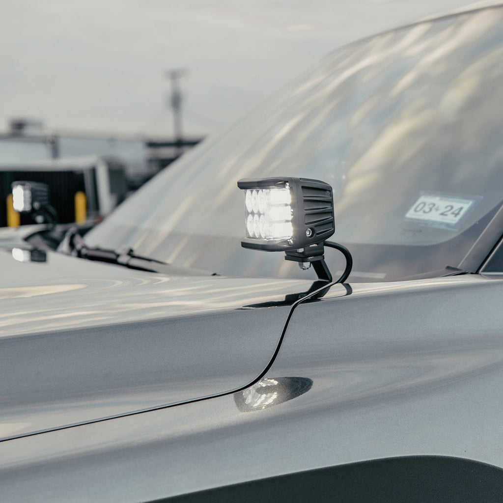 Low Profile Ditch Light Brackets For 2022+ Toyota Tundra