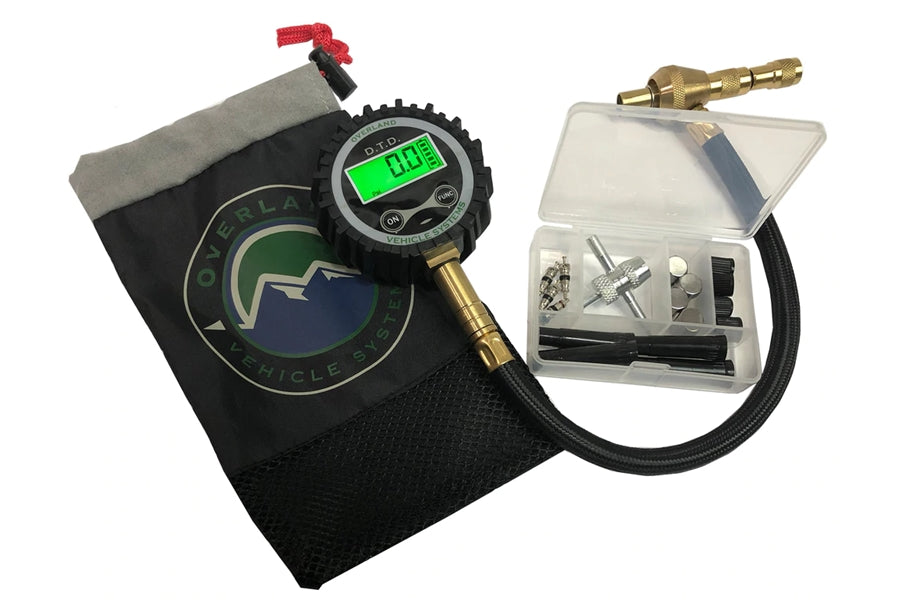 Digital Tire Tire Deflator with Valve Kit & Storage Bag Universal Overland Vehicle Systems-4x4 Mega Store