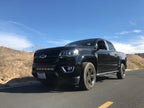 32" Lower Bumper Hidden LED Light Bar Brackets Kit For 2014-2022 Chevy Colorado
